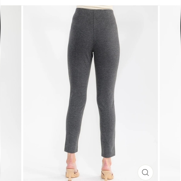 Gray Women's Slim Fit Pants - Picture 3 of 4